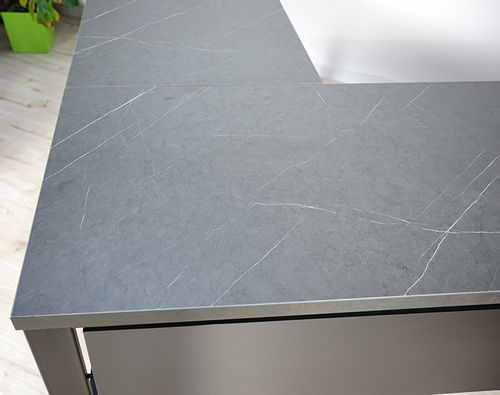 Biurko narożne prawe LOFT blenda Kamień 160 MebleKreator na Arena.pl