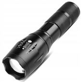 Latarka taktyczna XML-T6 SKU290-2 LED zoom akumulatorowa wodoodporna