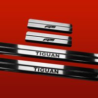 Listwa progowa VOLKSWAGEN TIGUAN MK1 RLINE Stal nierdzewna 304 połysk 4szt