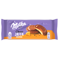 Milka Choco Jaffa Biszkopty z galaretką o smaku pomarańczowym 147 g x 12szt