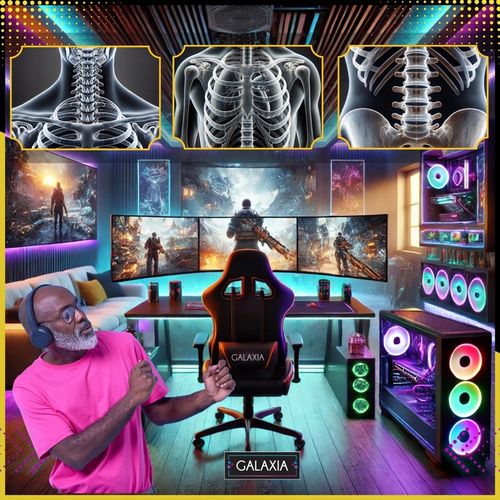 FOTEL GAMINGOWY BIUROWY Obrotowy Kubełkowy Krzesło Gamingowe Z Podnóżkiem na Arena.pl