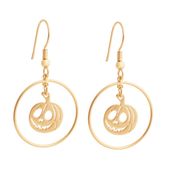 kolczyki dynie w kole (p21/hal/01au)