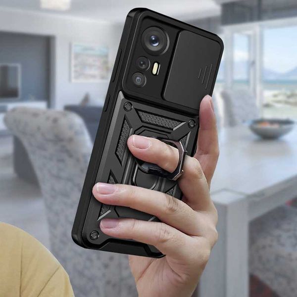 Spacecase Camring Xiaomi 12/12X Black zdjęcie 6