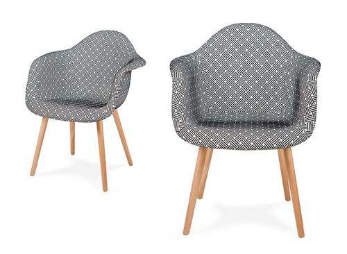 Fotel PLUSH splot - podstawa bukowa na Arena.pl