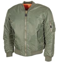 Kurtka pilotka MA1 oliwkowa