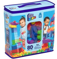 MEGA BLOKS Duży worek na kostki - Niebieski (80) DCH63