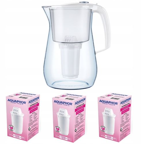 Dzbanek Filtrujący do Wody Aquaphor Provence 4,2L Duży + 3 Wkłady A5 Magnez na Arena.pl