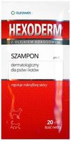 eurowet szampon hexoderm dla psów i kotów 20x20ml