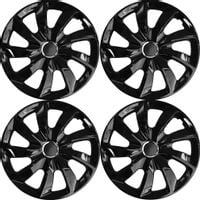 4x Kołpaki 17 cali NRM LAKIEROWANE STIG CZARNE TUNING