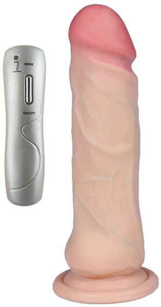 Wibrator Naturalny Członek Z Przyssawką Cyber Skóra - Loveclonex Uranos 7" zdjęcie 4