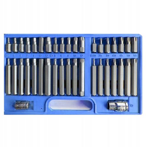 ZESTAW KLUCZY BITÓW TORX IMBUS SPLINE HEX 40SZT na Arena.pl