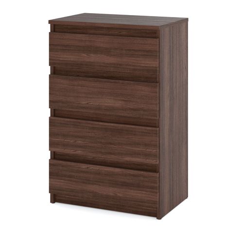 Komoda Z 4 Szufladami Do Salonu Sypialni 60cm Hugo Pojemna Szafka Dąb Wenge na Arena.pl