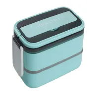Śniadaniówka z przegródkami lunchbox 1400ml piętrowy pojemnik xxl