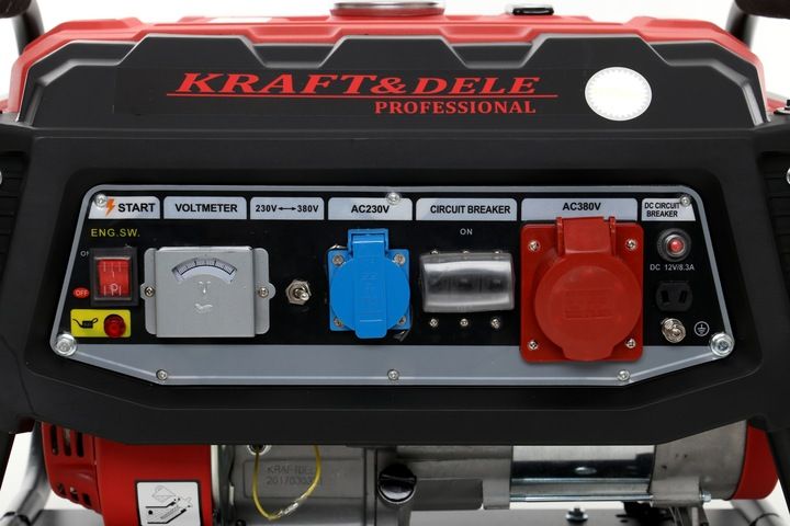 AGREGAT PRĄDOTWÓRCZY 3000W 7KM TRÓJFAZOWY GENERATOR PRĄDU PRZENOŚNY 3000W zdjęcie 4