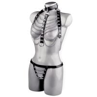 Komplet Bielizny Dla Dominy Z Łańcuchami Bdsm