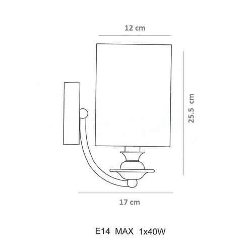 Kinkiet Berella Light Adozo Wall 1 BL1386 na Arena.pl