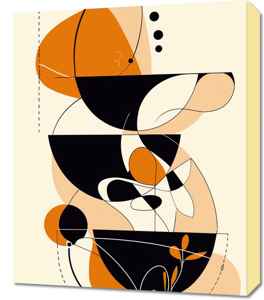 Obraz 50x60cm Taneczne Kręgi zdjęcie 1