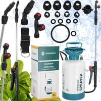 Opryskiwacz ciśnieniowy do roślin, spryskiwacz ogrodowy ręczny 5l