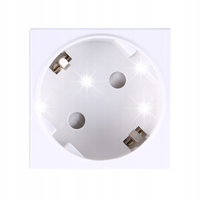 Gniazdo modułowe kątowe F schuko OR-GM-9010/W/GS45