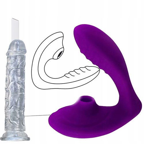 SSĄCY WIBRATOR RUCHOMY JĘZYK DO MINETKI STYMULATOR ŁECHTACZKI 3w1 + na Arena.pl