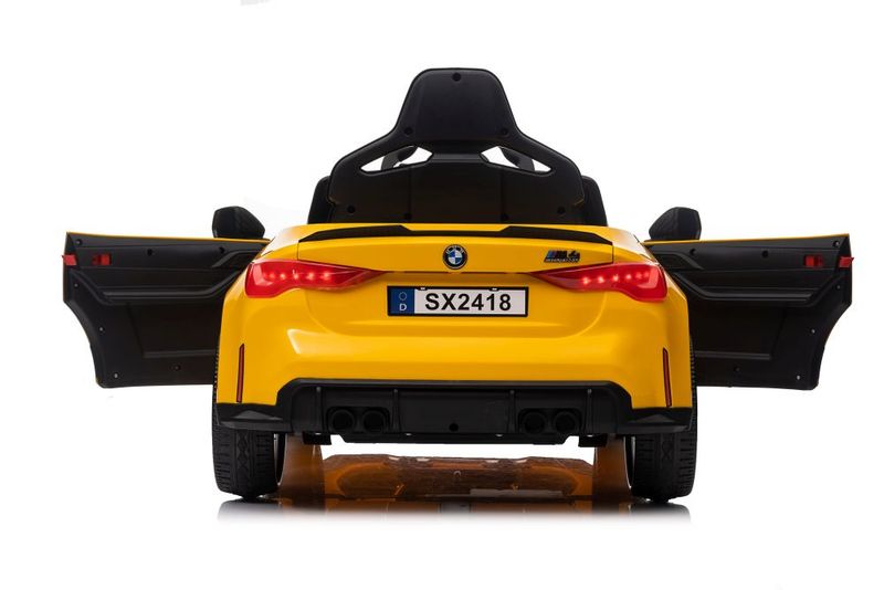 Auto Na Akumulator Bmw M4 Zółte zdjęcie 2