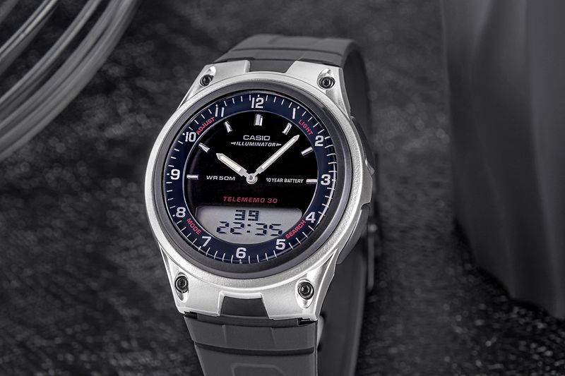 zegarek męski casio dual aw-80-1avdf + box zdjęcie 8