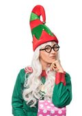 Czapka ELF świąteczna