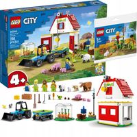 LEGO City Stodoła i zwierzęta gospodarskie 60346 + Strach na wróble 30590