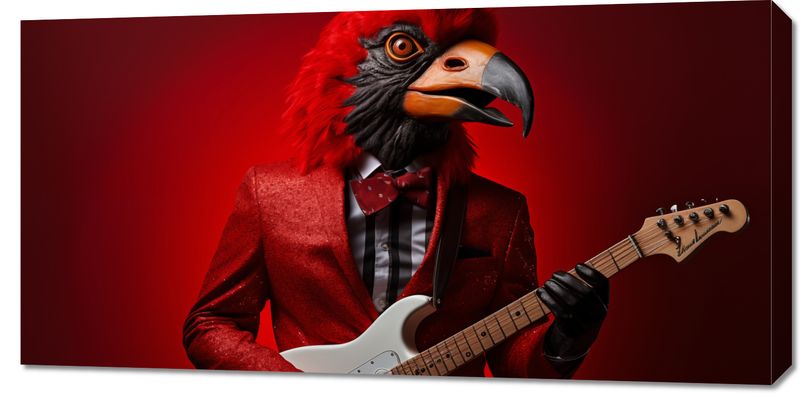 Obraz 100x50cm Zwierzęcy Rock'n'Roll zdjęcie 1