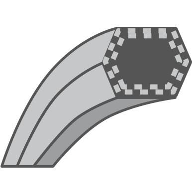 Pasek Murray napęd noży CZĘŚĆ ORYGINALNA /12,7x1875/ 1001223MA zdjęcie 1