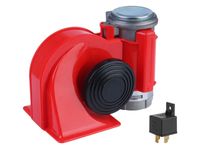 Sygnał dźwiękowy "Nautilus"z kompresorem, 12V, czerwony