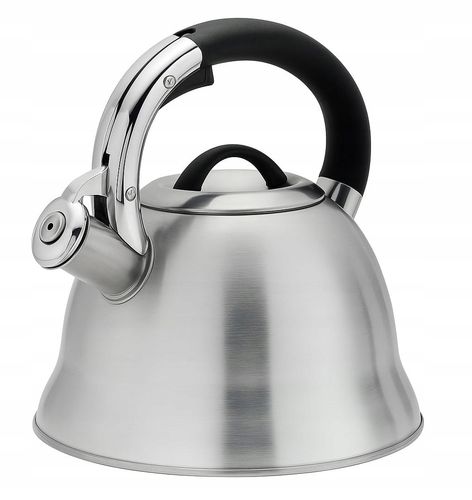 Czajnik satynowy stalowy Edenberg 3 l szary z gwizdkiem na Arena.pl