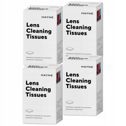 CHUSTECZKI HAYNE NAWILŻANE DO OKULARÓW EKRANÓW PROFESJONALNE 4 x 30 SZTUK na Arena.pl