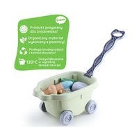 KOLOROWY ZESTAW DO ZABAWY PIASKIEM WÓZEK