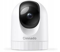 Kamera bezpieczeństwa Cinnado 2K 360° WiFi do wnętrz biały