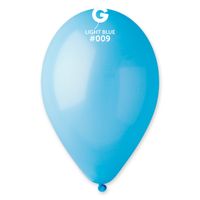 balony 26 cm. pastelowe 100 szt - błękitne - 09
