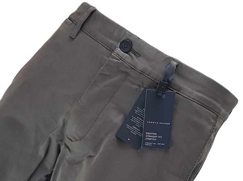 Męskie spodnie Tommy Hilfiger Denton Chino MW0MW08644 szare - W34/L30 na Arena.pl