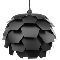 Lampa wisząca czarna SEGRE duża