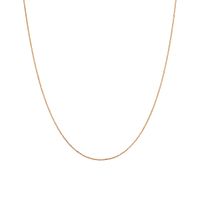 złoty łańcuszek 333 splot typu pancerka (curb chain) 50cm