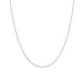 złoty łańcuszek 333 splot typu pancerka (curb chain) 50cm