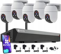 Zestaw do Monitoringu WiFi EZVIZ 5x C8c 2MP 1080p Rejestrator 8 Kanałów