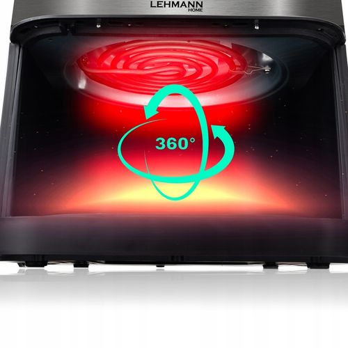 FRYTKOWNICA BEZTŁUSZCZOWA FRYTOWNICA AIRFRYER DUŻA MISA MIX PROGRAMÓW OKNO na Arena.pl