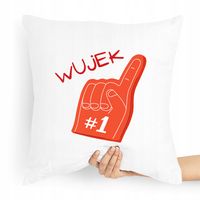 Poduszka Dla Wujka Wujek Numer Jeden Prezent Z Nadrukiem Ze Zdjęciem