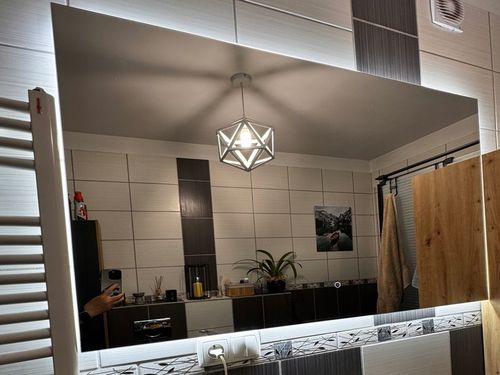 Lustro Podświetlane LED 80x60 Wodoszczelność IP65 z Włącznikiem Dotykowym na Arena.pl