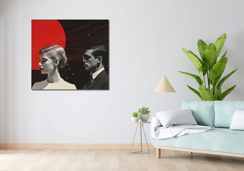 Obraz 100x90cm Futurystyczne Retro Szykany zdjęcie 2