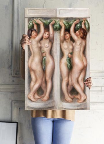 Caryatids (Cariatides), Pierre-Auguste Renoir - plakat 21x29,7 cm na Arena.pl