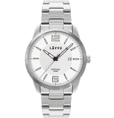 LAVVU 20 ATM Zegarek ze szkłem szafirowym DYKKER Silver