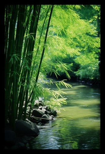Plakat 20x30cm Spokój Bambusów na Arena.pl