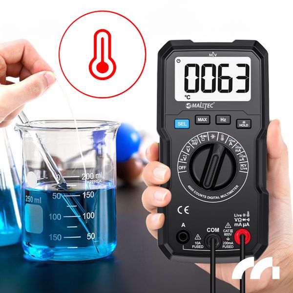 Multimetr Cyfrowy Miernik Prądu Elektryczny Tester LCD zdjęcie 11