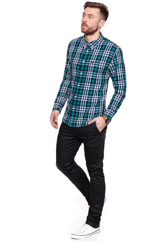 LEE SLIM BUTTON DOWN MEDIEVAL BLUE L66VEN13 XL na Arena.pl